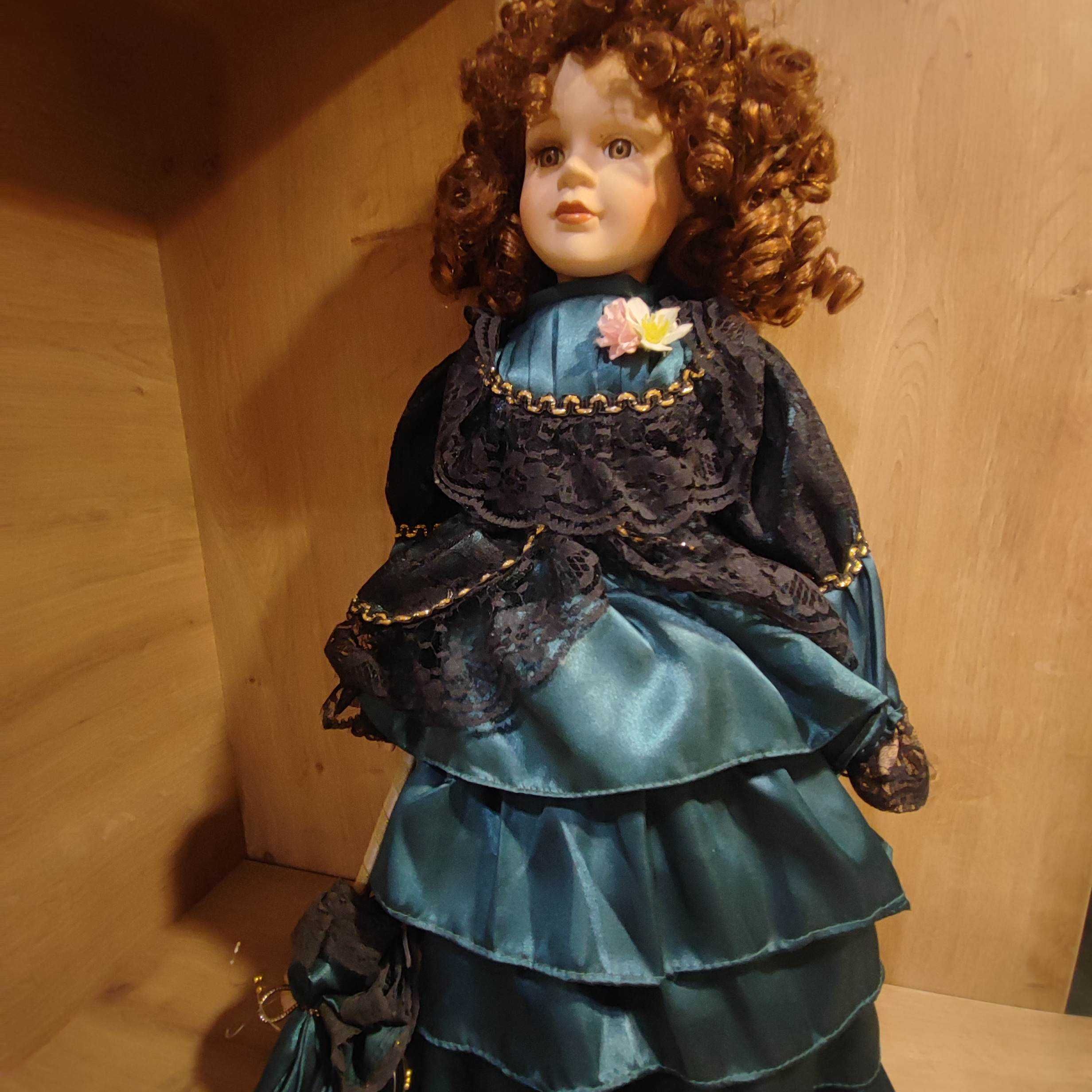 DUŻA RZADKA  Lalka kolekcjonerska  (collectible porcelain doll)