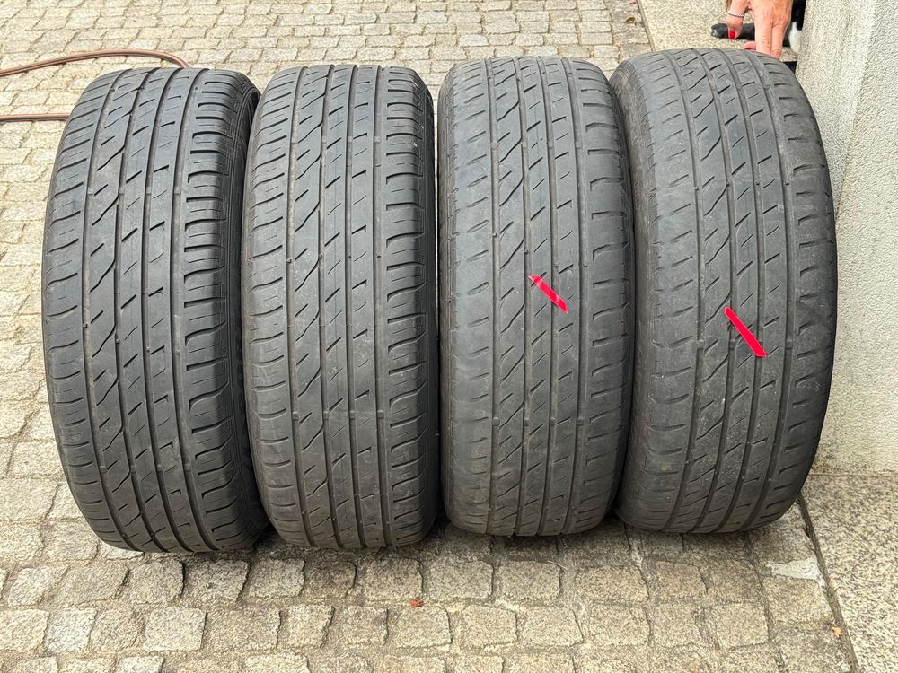 Jantes BMW R16/109/4505 com pneus