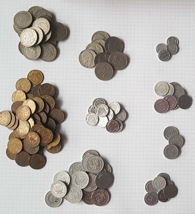 Zestaw polskich monet
