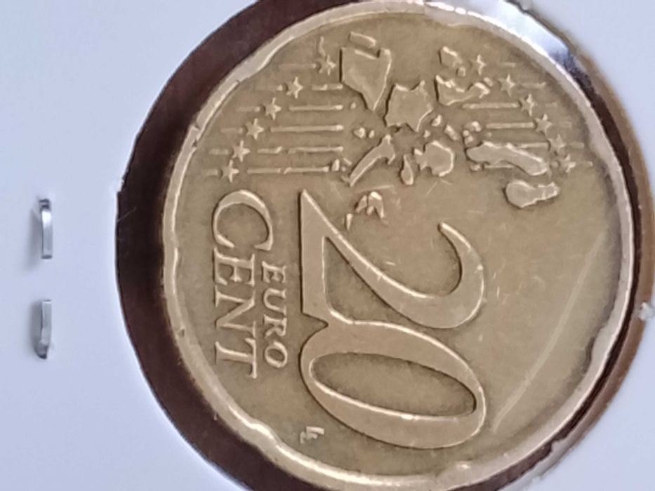 Moeda de 20 centimos de 2002