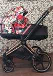 Коляска Cybex Priam Spring Blossom Dark .
