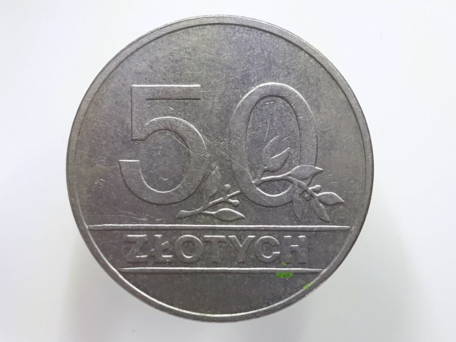 Stare monety. Moneta 50 złotych 1990 r