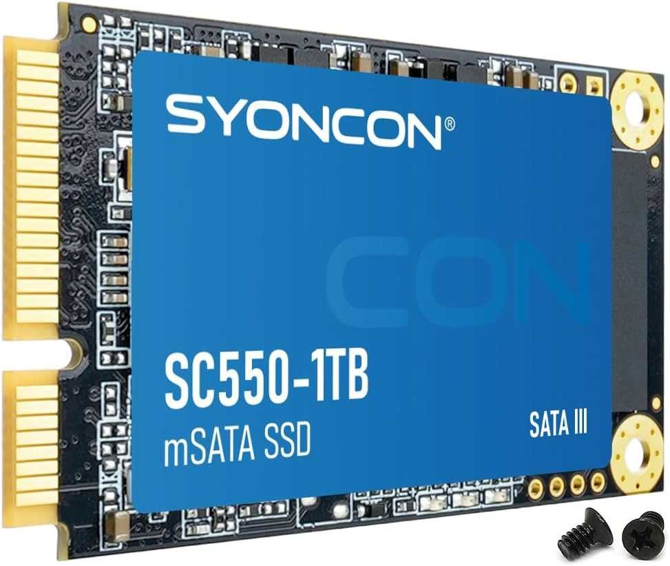 Dysk Syoncon SC550 mSATA SSD TLC 3D NAND Flash SATA III 6 Gb/s 1Tb