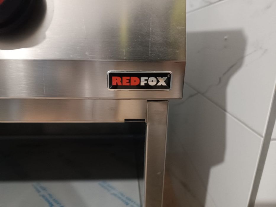 Kuchnia gastronomiczna gazowa 4-palnikowa z półką dolną REDFOX