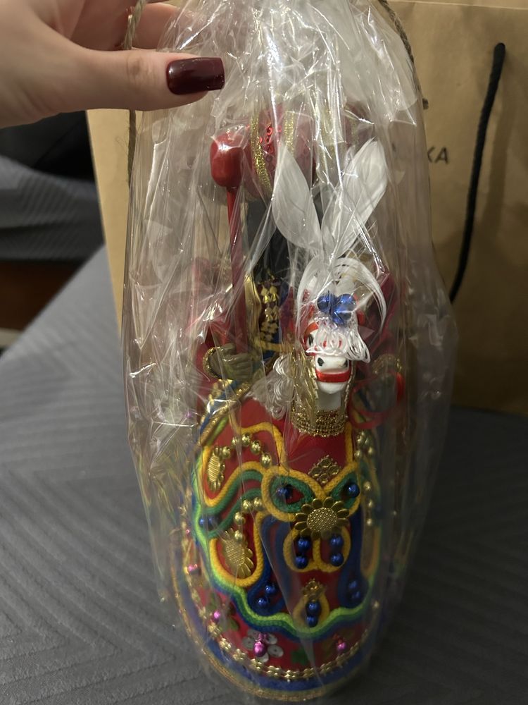 Figurka lajkonik na koniu nowy na podstawce