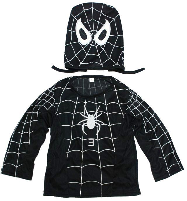 Strój kostium SPIDERMAN pająk czarny S M L