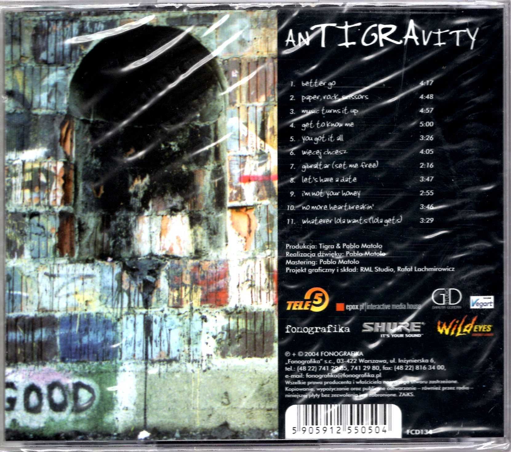 Tigra - Antigravity (CD)