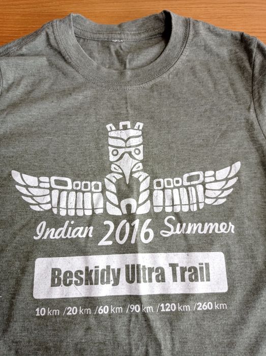 Koszulka Beskidy Ultra Trail Indian Summer 2016 rozmiar S jak nowa