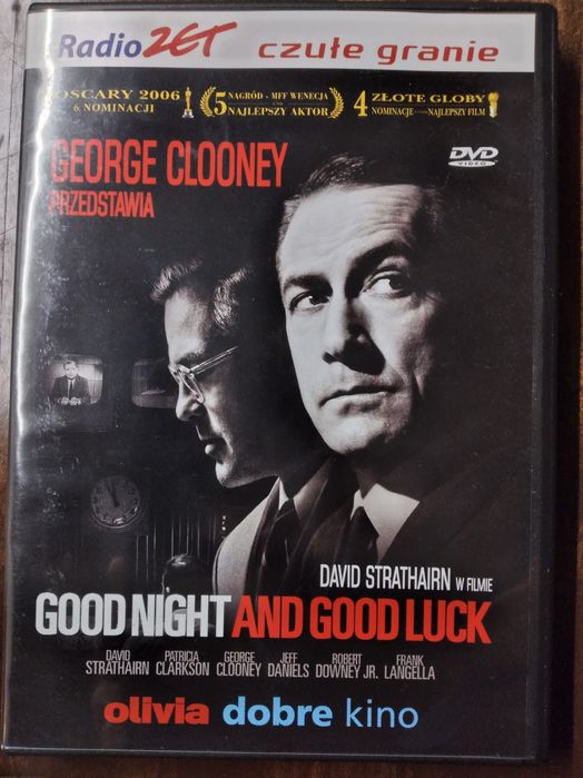 Good night and good luck -Reżyseria George Clooney DVD