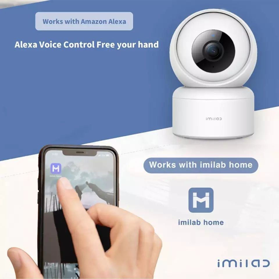 Camera IP Xiaomi IMILAB nova em caixa