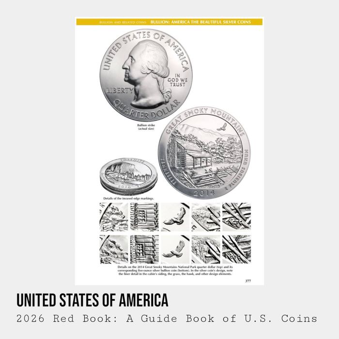 2026 Red Book • Каталог монет США • Тверда обкладинка • Нова