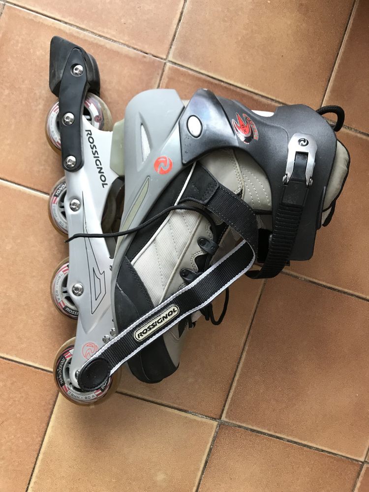 Patins em linha como novos