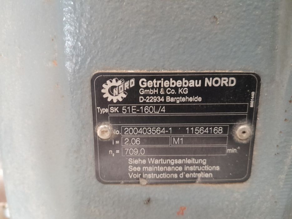 Silnik 15KW przekladnia motoreduktor