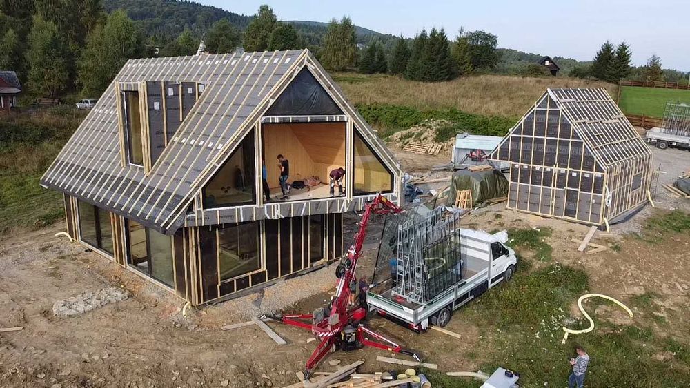 Mini Żuraw, BG LIFT M250, Dźwig, Pająk, Montaż - wynajem z operatorem.