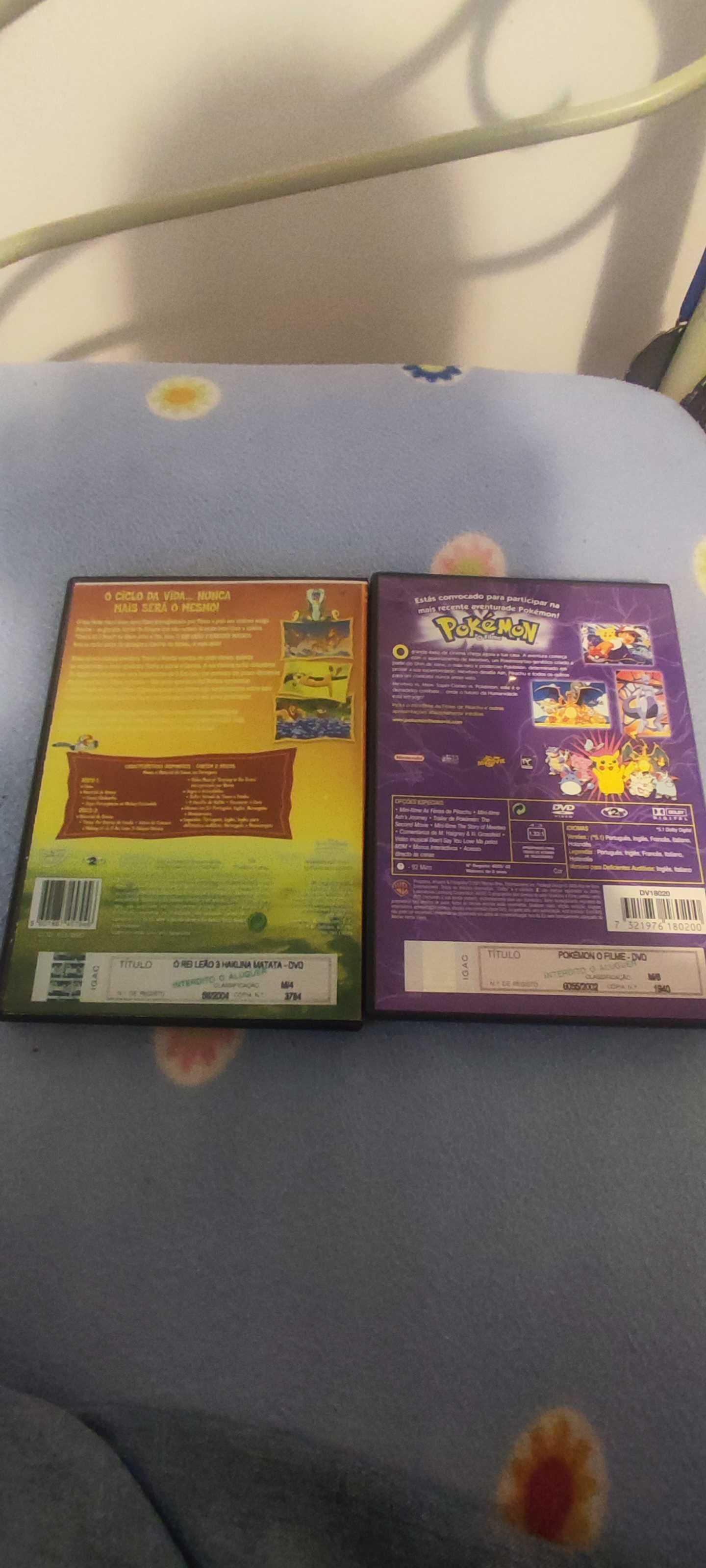 Pokémon o filme - meetwo contra mew + edição especial do rei leão 3 cd
