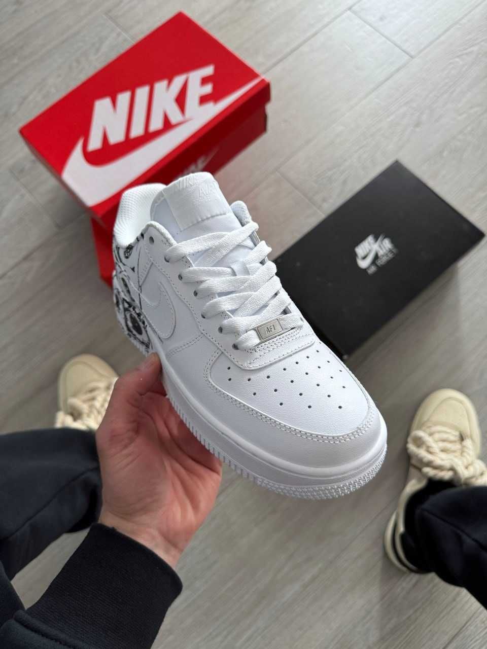 Кросівки Nike Air Force 1 Low х Comme des Garçons Supreme premium