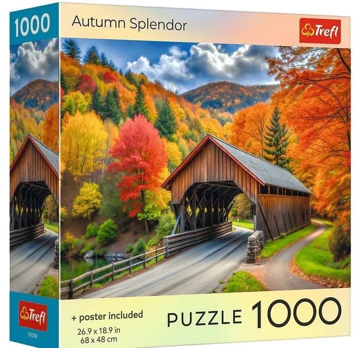 Puzzle 1000 USA Collection: Autumn Splendor TREFL. Trefl. Nowy Produkt