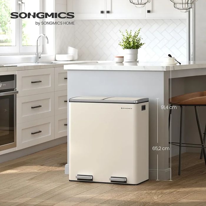 Kosz na odpady 2x30l