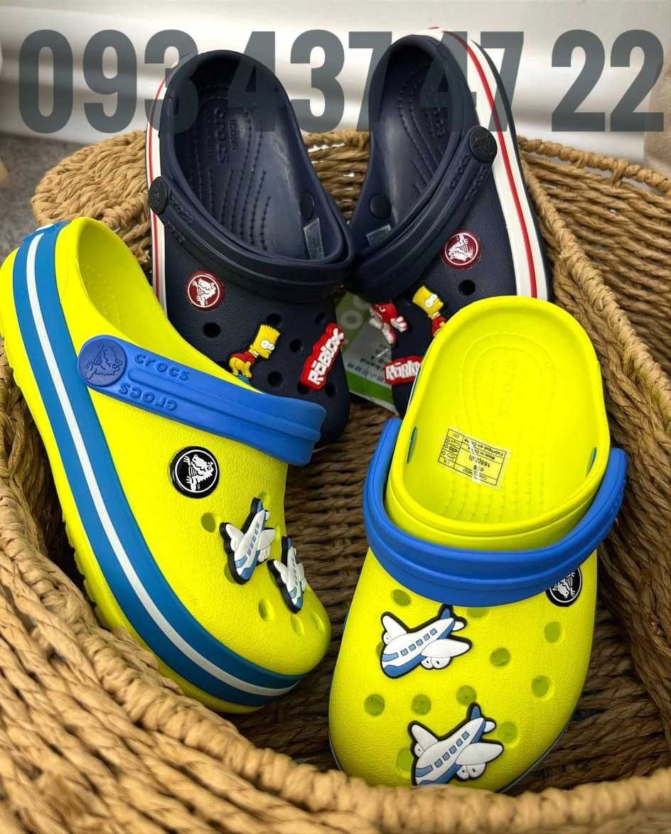 Крокси Сабо Дитячі Crocs Crocband Kids з 24 по 35р у наявності