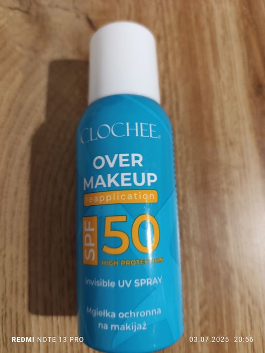 Clochee Over Makeup spf 50 Mgiełka ochronna na makijaż