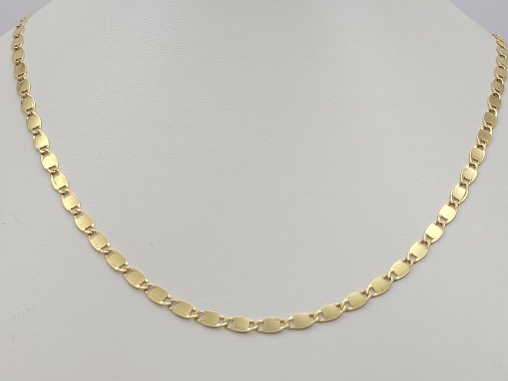 Nowy złoty łańcuszek złoto próby 585, ocechowany dlugosc 45 cm