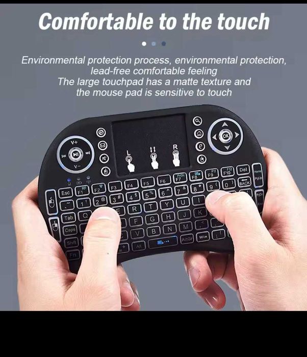 Безпровідна міні клавіатура, пульт, смарт ТВ, телевізорів, планшетів