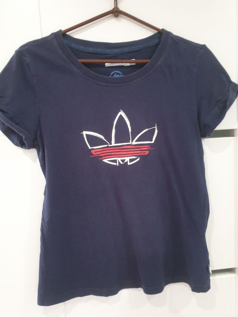 Tishirt granatowy Adidas 36