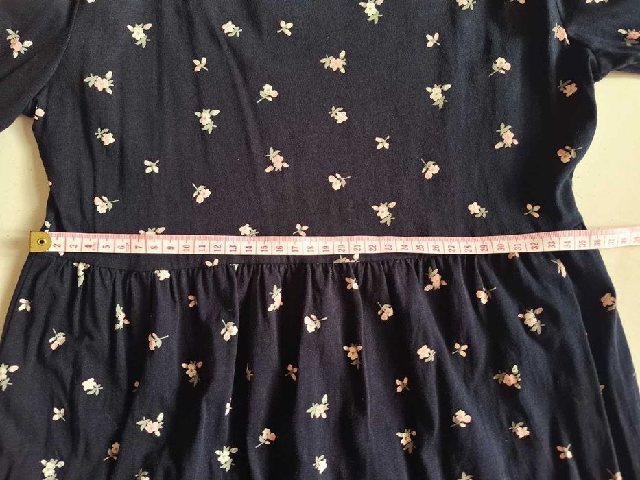 Kiabi // Vestido de algodão manga comprida 11-12 anos