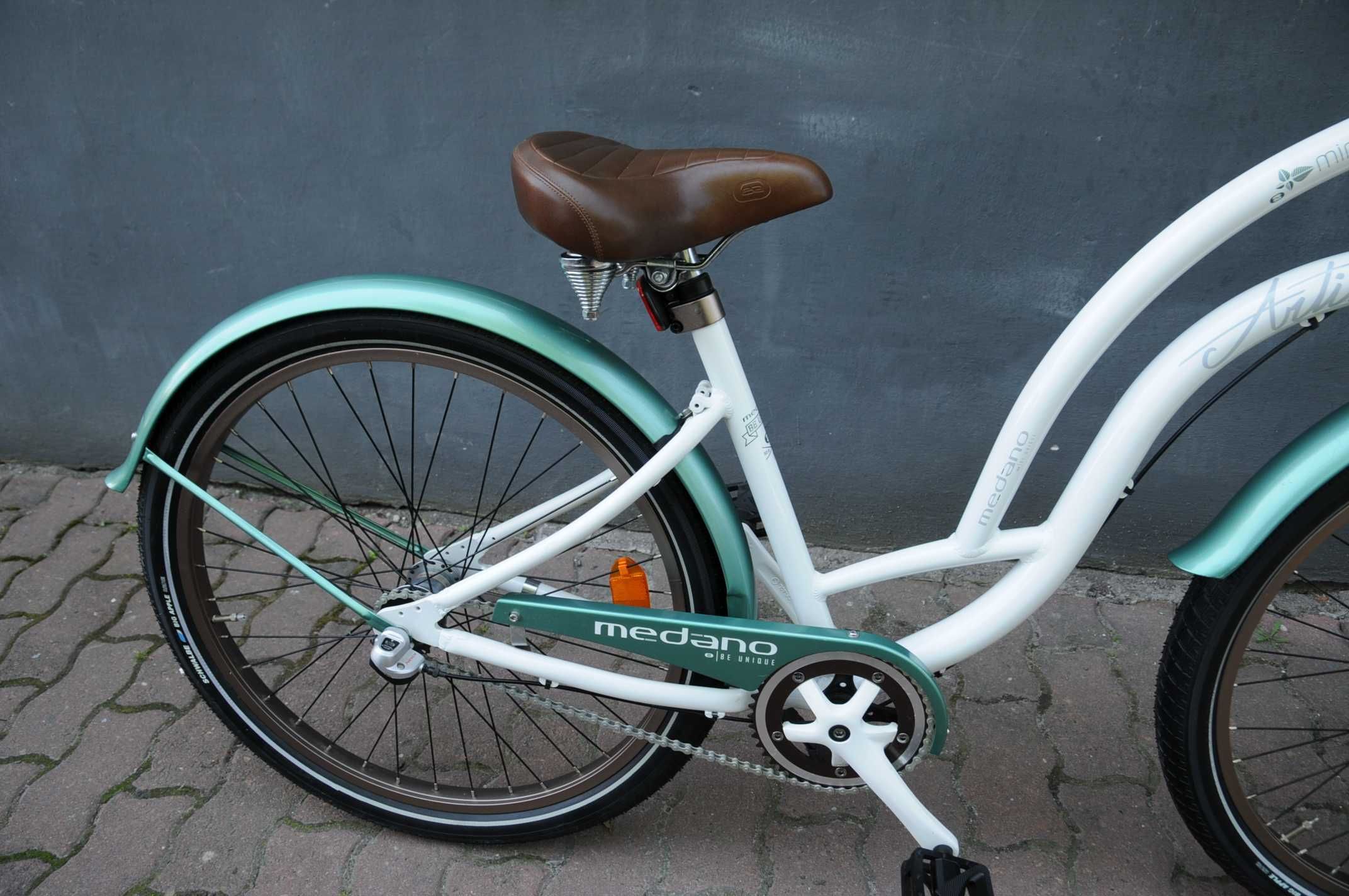 rower miejski Medano Artist Mint koła 26 rama 17 alu