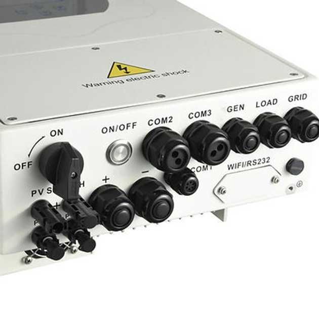 Гібридний інвертор Deye SUN-6K-SG01/03LP1-EU 6 квт однофазний 48в