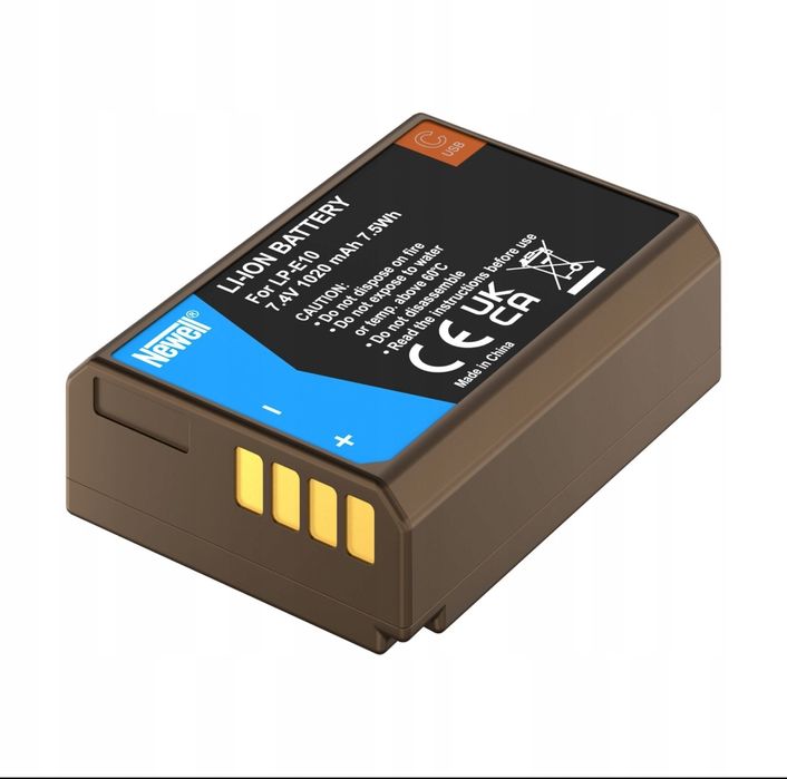 Bateria Newell LP-E10 USB-C Canon X70 EOS 1100D 1200D 1300D 2000D itp.