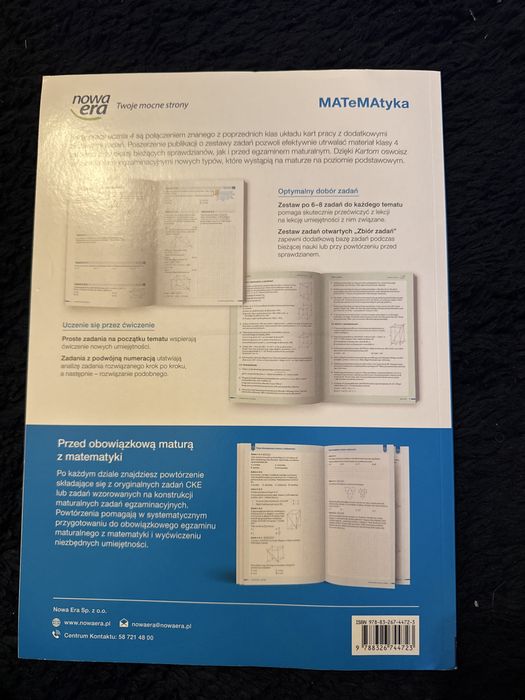Karty pracy ucznia, MATEMATYKA 4, Nowa Era , zakres podstawowy