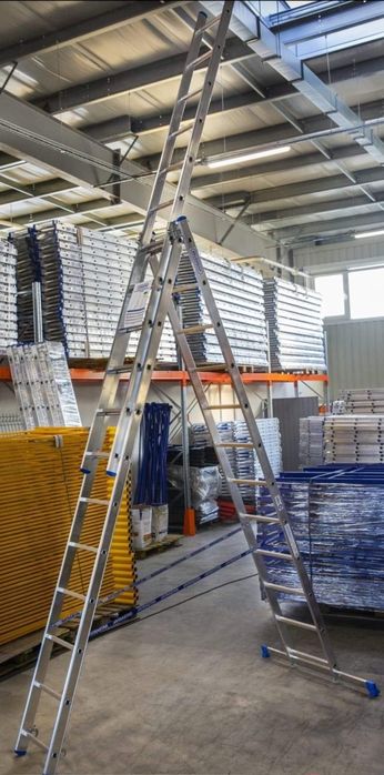 Драбина ,стремянка,трьохсекційна KRAUSE TRIBILO 3x12 virastar