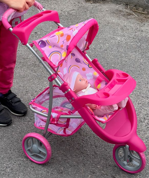Коляска іграшкова для ляльки