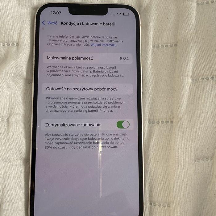 Telefon Iphone 13 biały