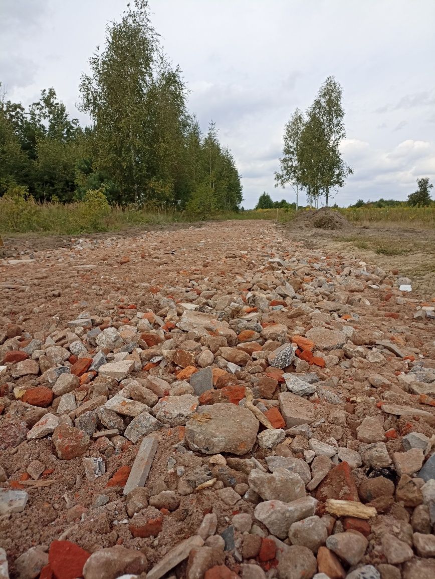 Trelinka Betonowa Bloczek Płyta Chodnikowa Kruszywa Gruz Utwardzenia