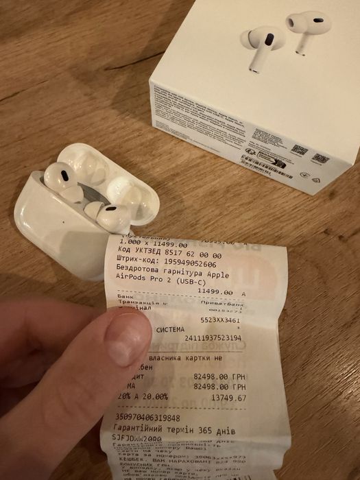Apple airpods pro 2 (gen 2) официал на гарантии Цитрус