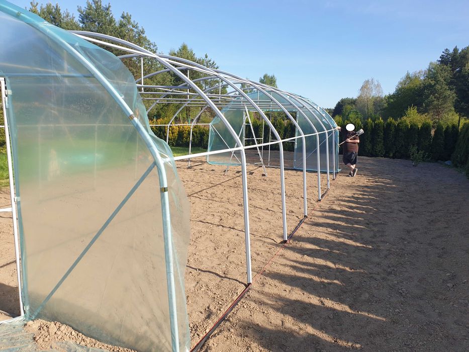 tunel foliowy profesjonalny szklarnia namiot 10 x 5 x 3 z folią