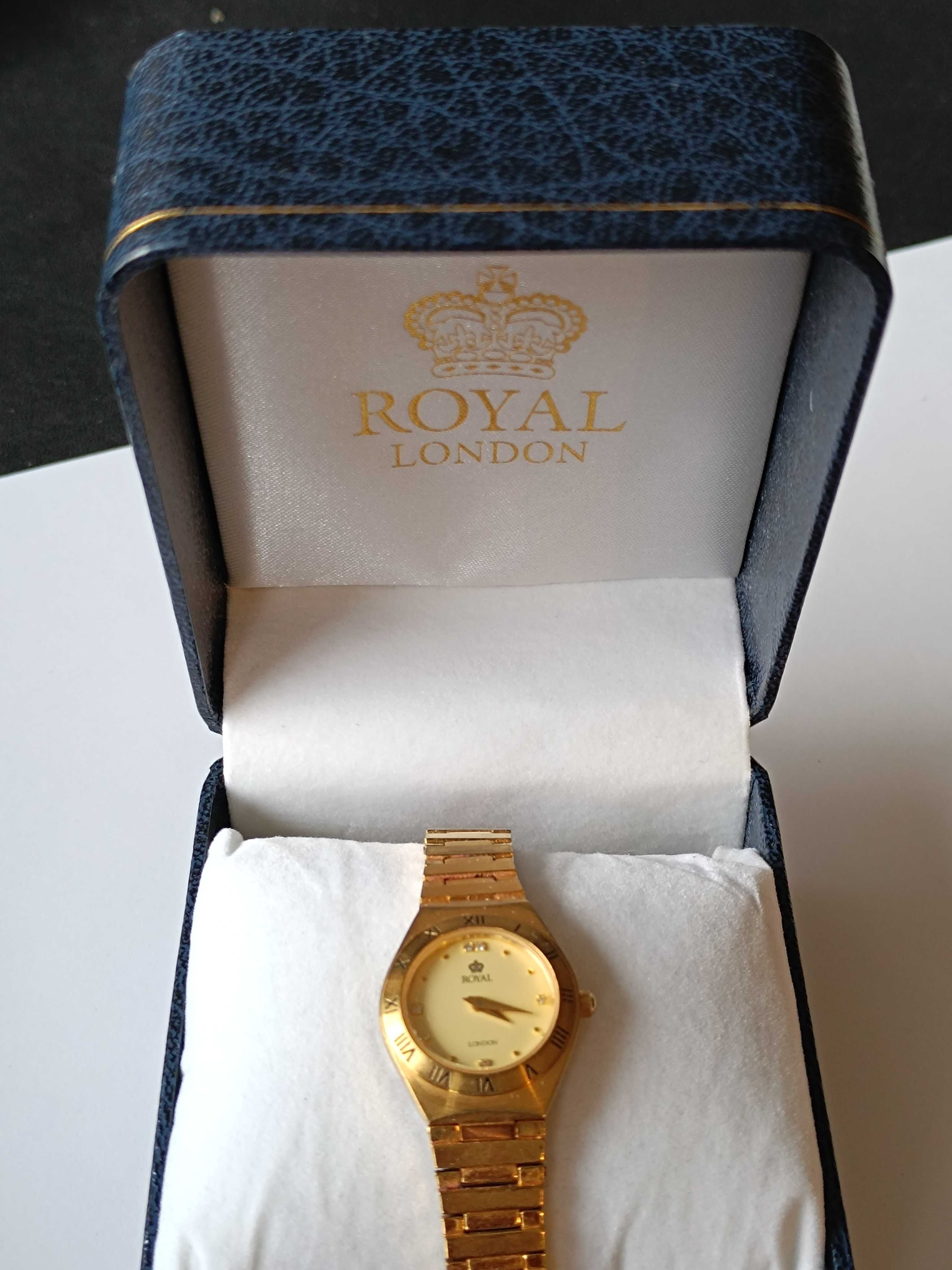 позолоченые женские наручные часы Royal London водозащита позолота