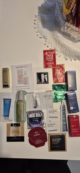 Próbki kosmetyków damskich i męskich