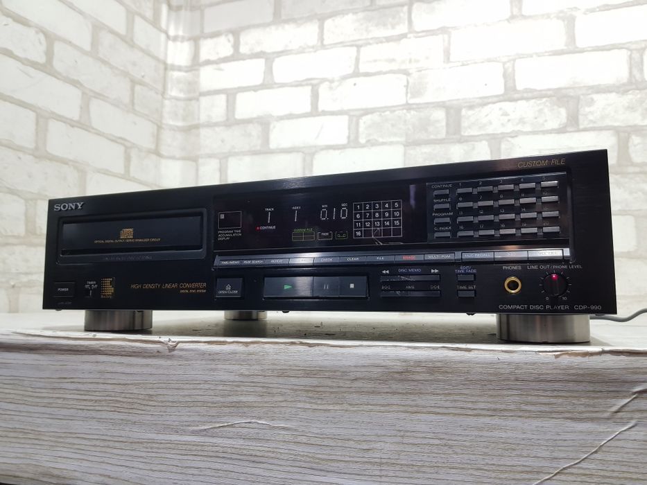 Програвач CD дисків SONY CDP-990, ЦАП CXD2552Q-3 б/у з Німеччини