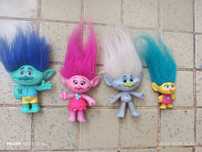 4x Mini Boneco Trolls