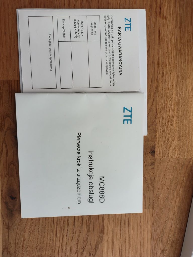 Router stacjonarny 5G LTE ZTE MC888