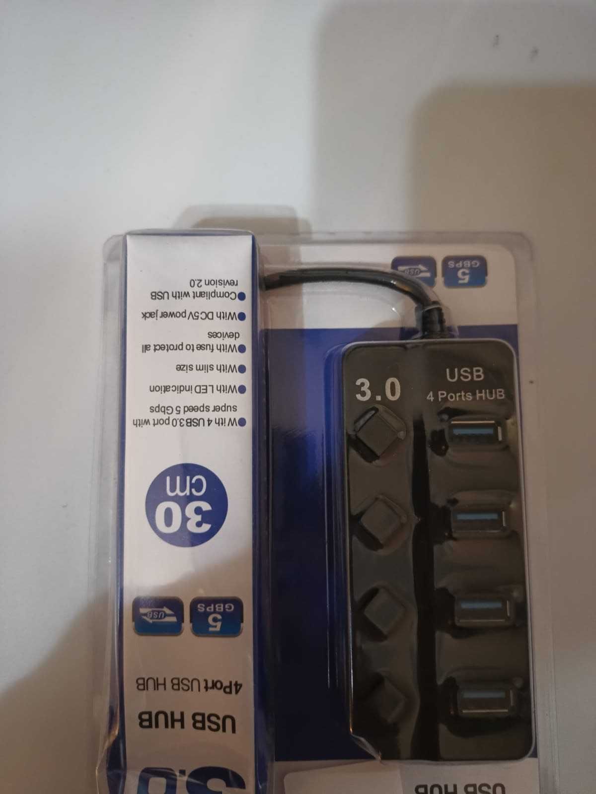 Rozgałęźnik portów 4xUSB HUB USB 3.0