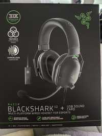 Razer BlackShark V2 + USB Card Sound (Golpistas nem tentem)