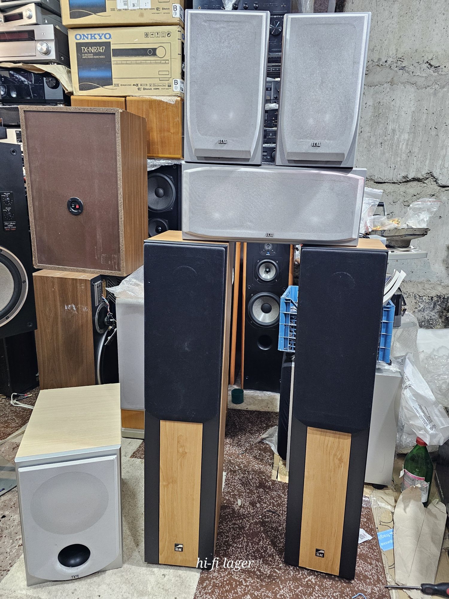 Комплект Elac акустики CL 102 CC 101.2 BS 103.2  sub 111.2 esp