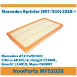 Filtr powietrza MF51026 Mercedes Sprinter 2018- zamiennik Filtron