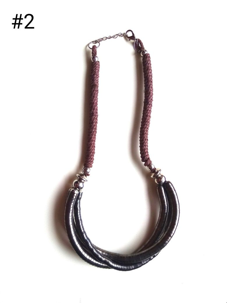Длинное женское колье, ожерелье, бусы, цепочка, украшение, 3 вида