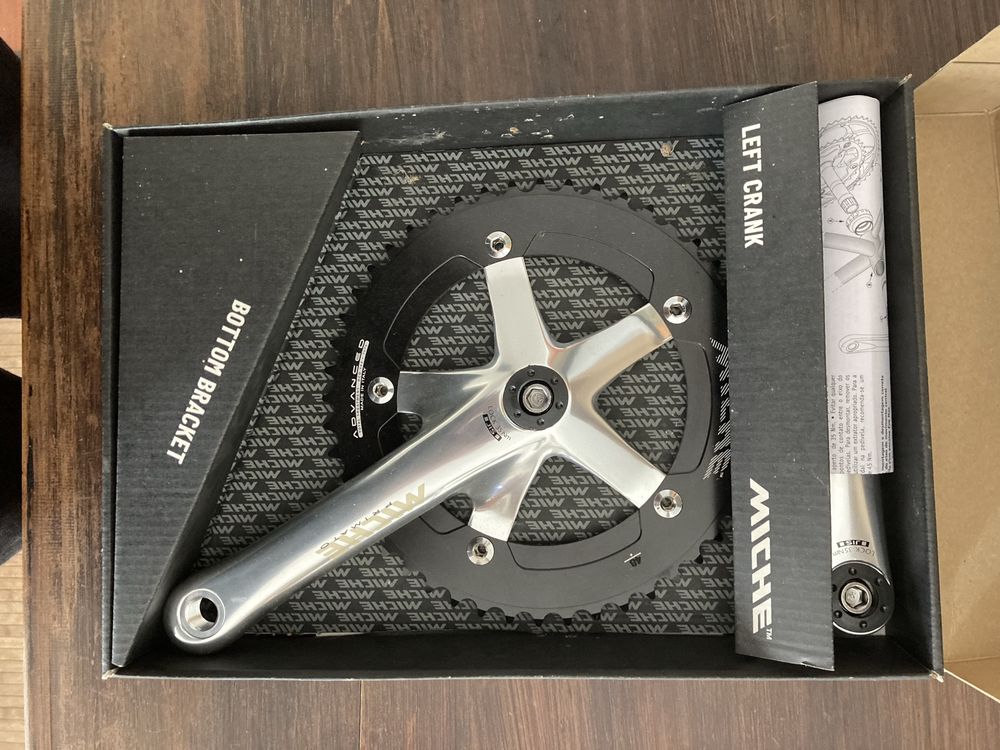 Crankset pista Miche Primato Advanced 170 - Novo