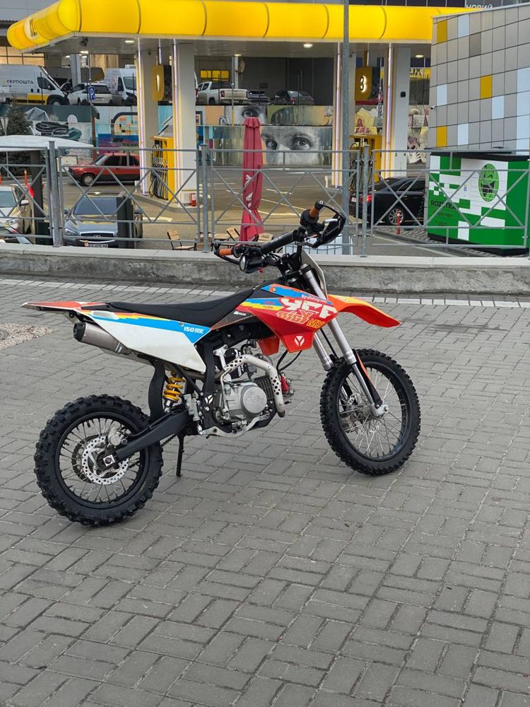 Мотоцикл/питбайк ycf150mx bigy 2017
